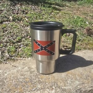 Confederate Stainless Steel Travel Mug