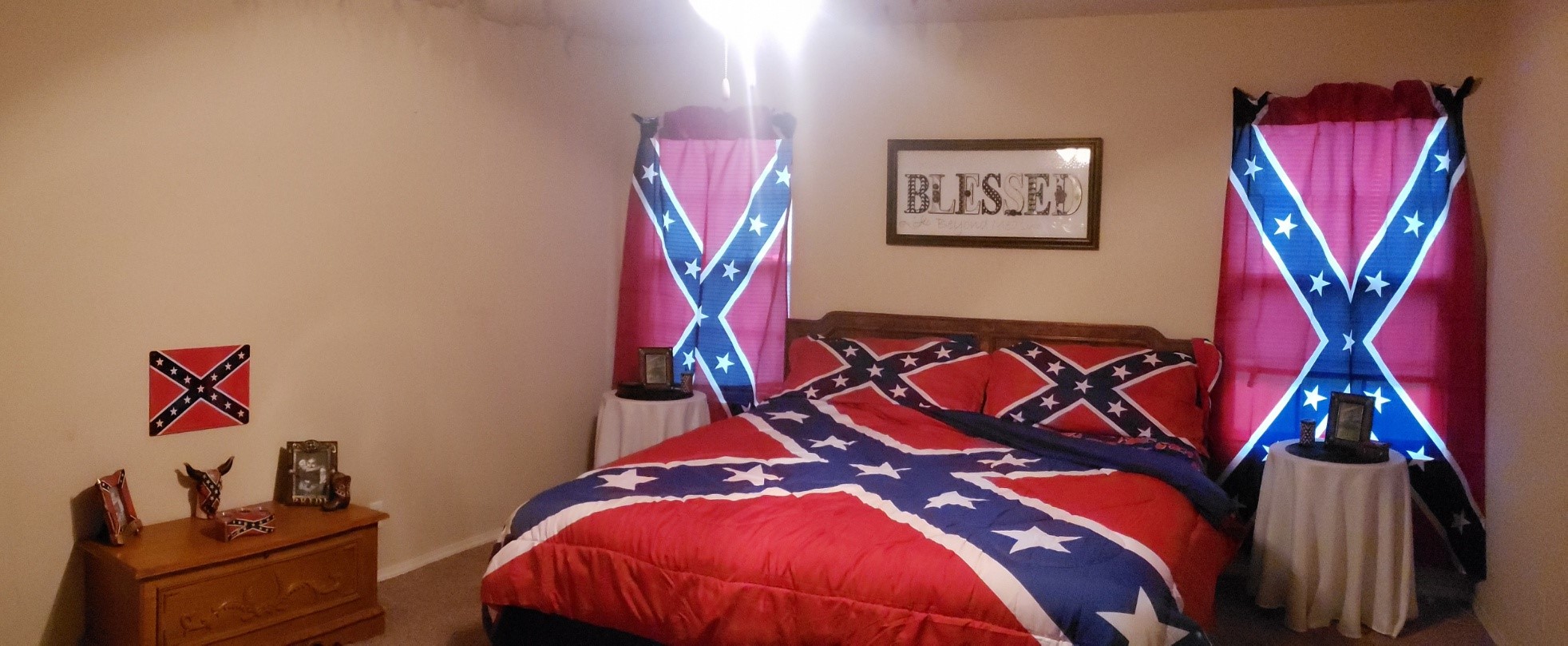 Rebel Flag Bedroom Decor