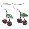 Rebel Flag Cherry Earrings and Necklace