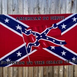 American by birth confederate flags