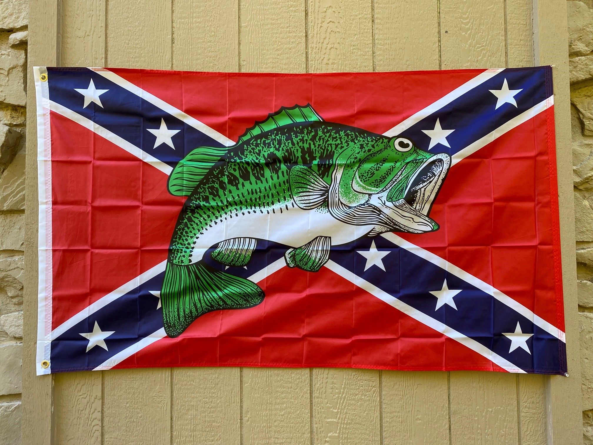 Confederate Bass Flag - Rebel Nation
