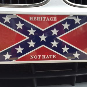 Heritage Not Hate License Plate