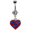 Rebel Heart Belly Button Ring