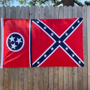 3' x5' Tennessee Confederate Polyester Battle Flag
