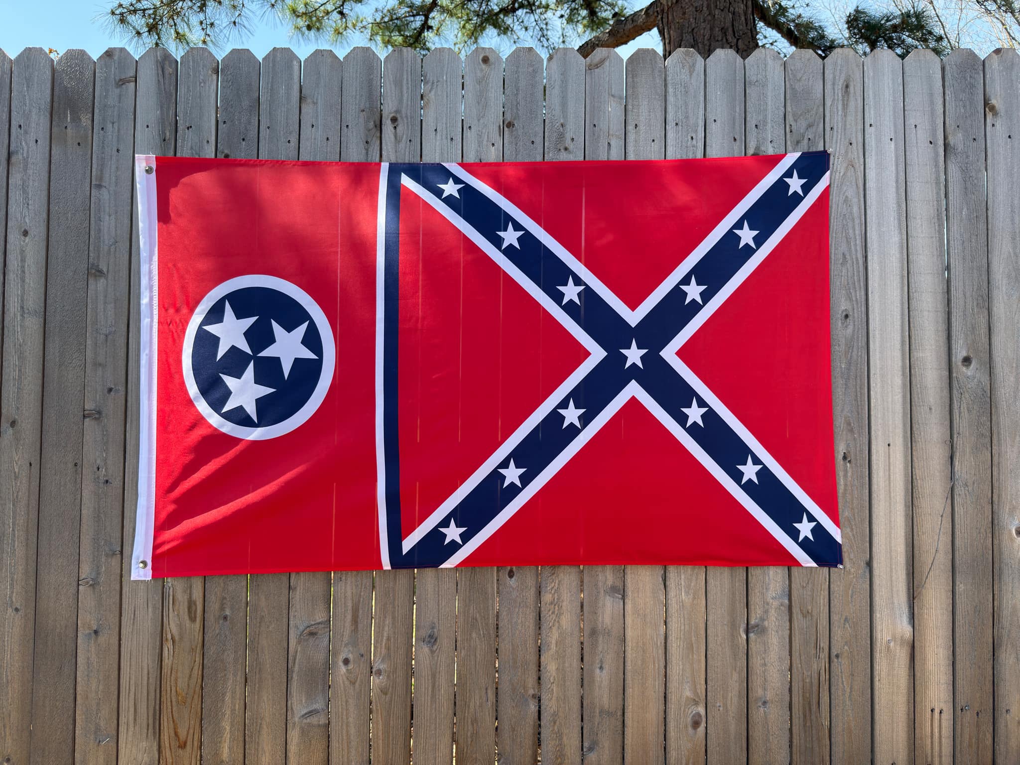 サイン入 / TONY AND THE TENNESSEE REBELS Tennessee Battle Flag - Rebel Nation