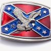 Confederate Flag Eagle Belt Buckle