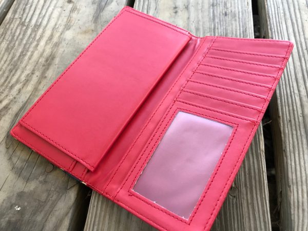 Rebel Flag Bi-Fold Leather Wallet Long