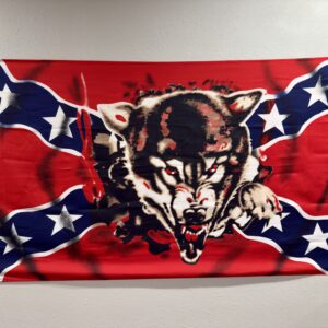 Rebel Wolf Flag