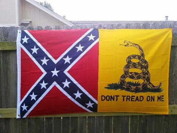 Confederate Gadsden Combo Flag