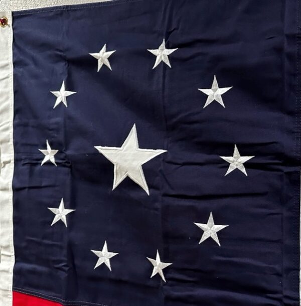 1st National 11 Star Confederate Cotton Flag
