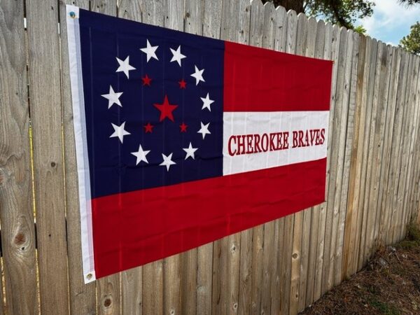 Cherokee Braves Confederate Flag