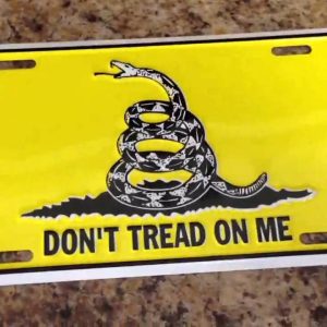 Dont Tread On Me License Plate