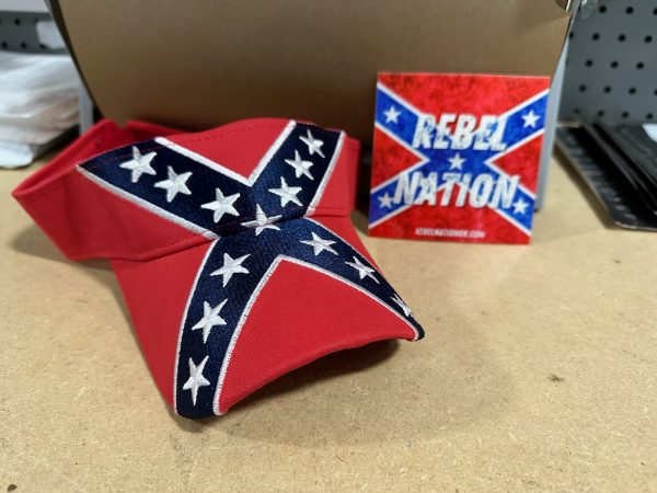 Confederate Flag Visor