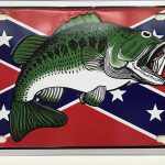 Confederate Bass License Plate