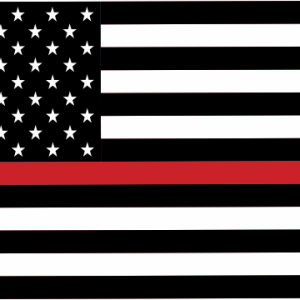 Thin Red Line American Flag
