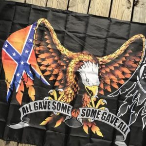 Confederate Rebel POW Eagle Flag