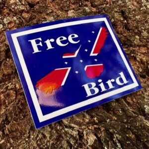 Free Bird Confederate Bumper Sticker