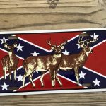 Confederate Deer License Plate