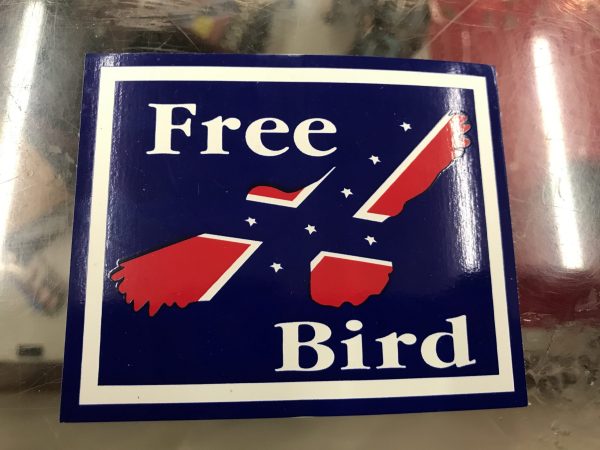 Free Bird Confederate Bumper Sticker