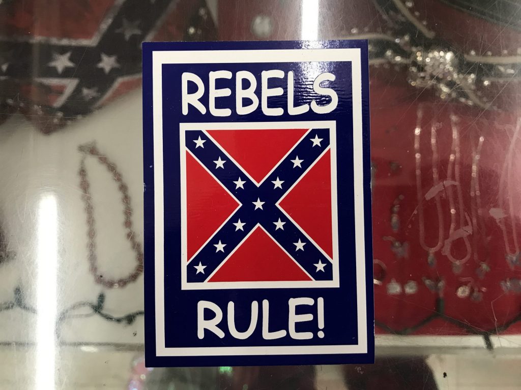 Rebels Rule Confederate Bumper Sticker