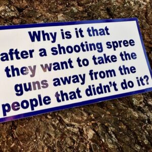 Gun Control Sticker