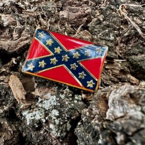 Confederate Flag Hat Lapel Pin