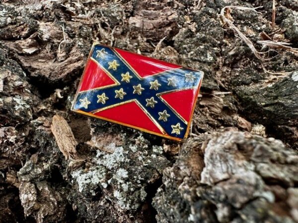 Confederate Flag Hat Lapel Pin