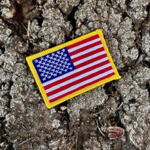 American Flag Embroidered Patch