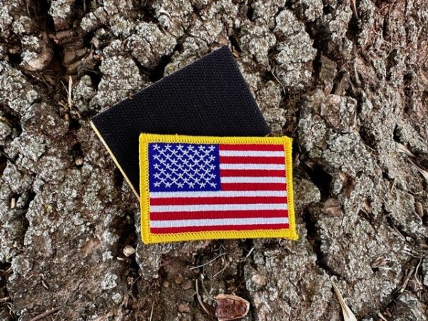 American Flag Embroidered Velcro Patch