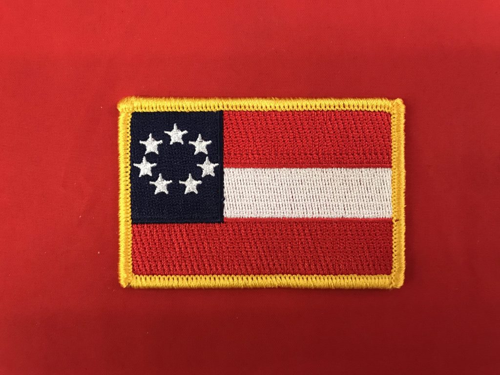 1st National Confederate Flag Patch