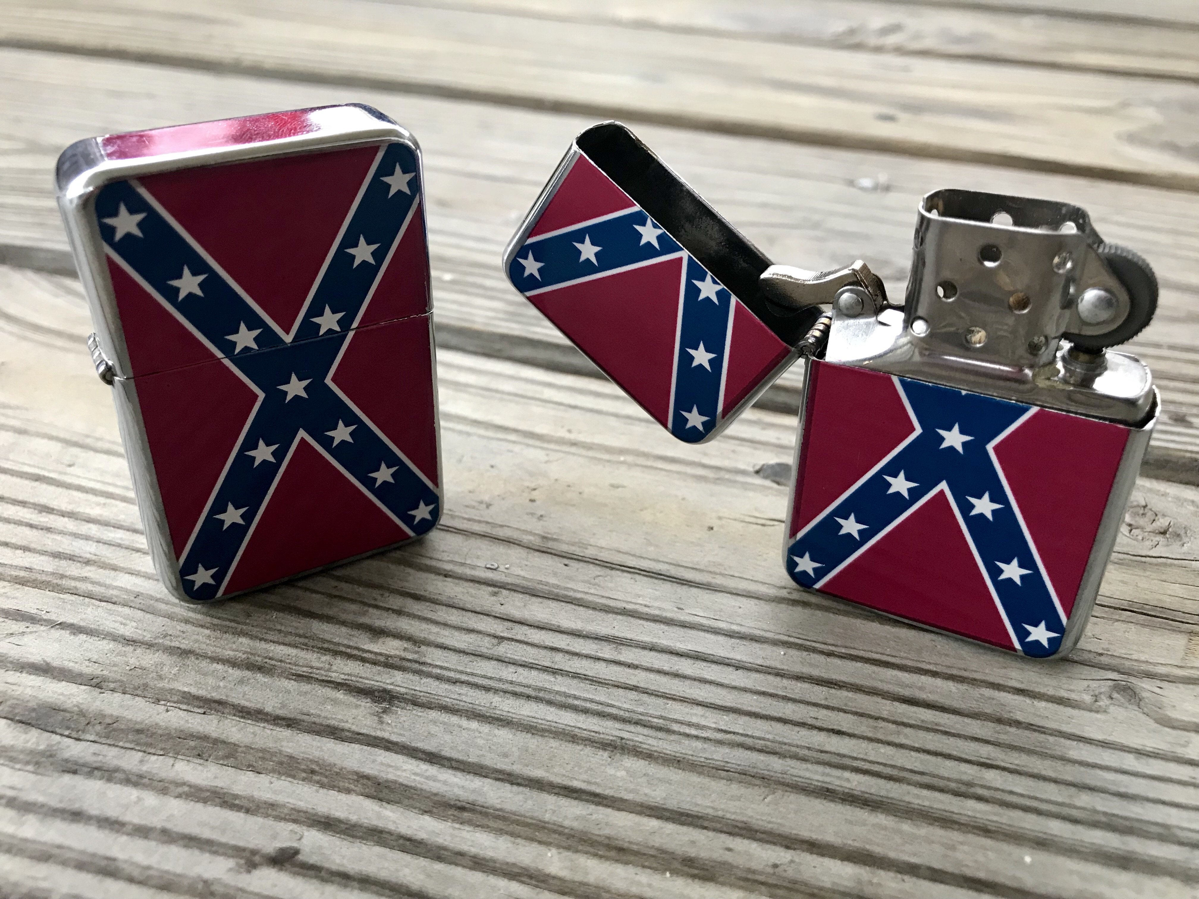 Confederate Windproof Refillable Lighter