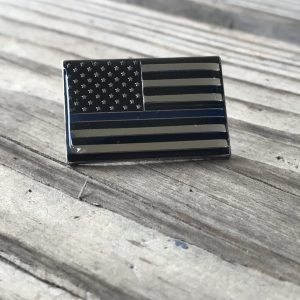 Thin Blue Line Flag Pin