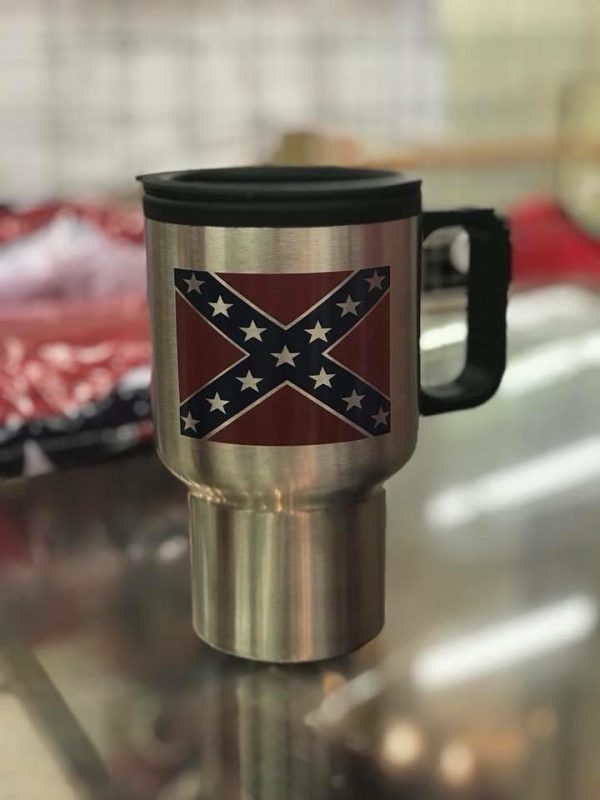 Confederate Stainless Steel Travel Mug