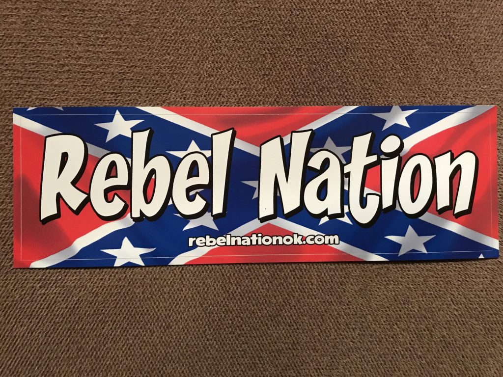Rebel Nation Confederate Flag Stickers