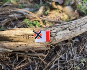 3rd National Confederate Flag Pin