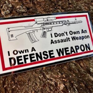 I Own A Defense Weapon Sticker