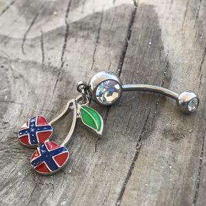 Rebel Cherry Belly Button Ring