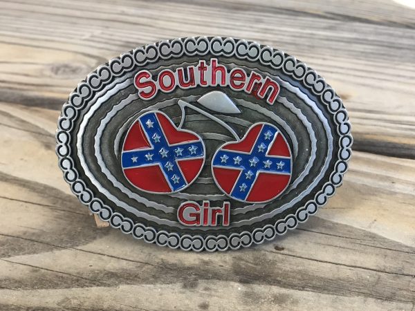 Rebel Southern Girl Belt Buckle