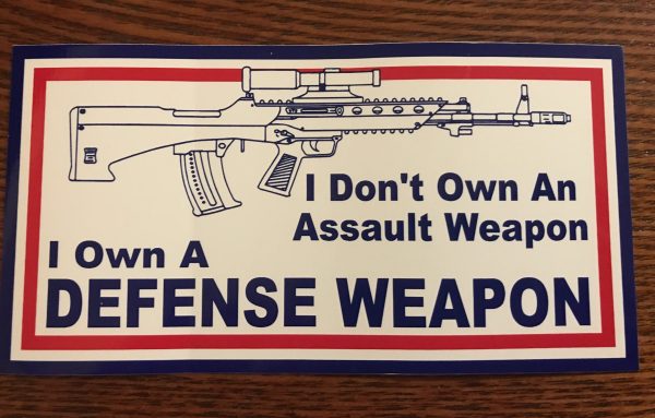 I Own A Defense Weapon Sticker