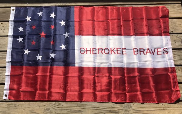 Cherokee Braves Flag