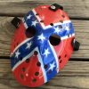 Confederate Flag Hockey Mask