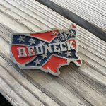 Confederate Redneck Belt Buckle