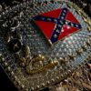 Confederate Flag Belt Buckle - Classic Confederate Flag Belt Buckle
