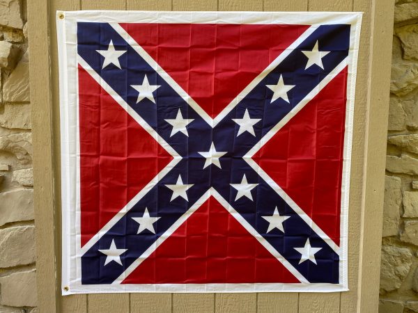 Square Confederate Battle Flag 52 x 52