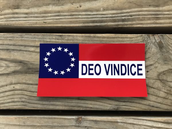 1st National 13 Stars “Deo Vindice” Sticker