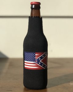 Half and Half Flag Bottle Koozie