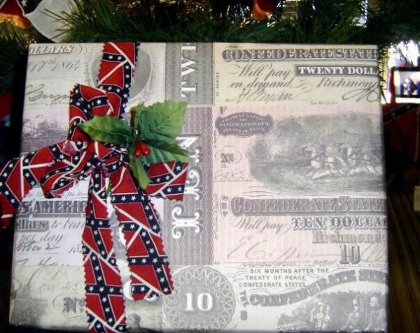 Confederate Money Wrapping Paper