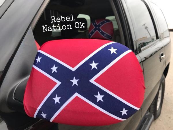 Rebel Flag Side Mirror Covers