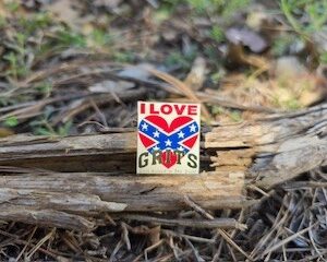 I Love GRITS Pin
