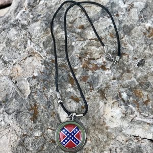 Confederate Flag Mood Necklace